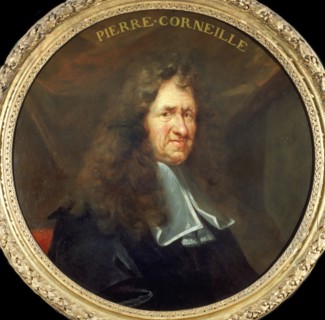 Portrait of Pierre Corneille (1606-1684), c. 1680. Creator: Sicre, François (1640-1705).