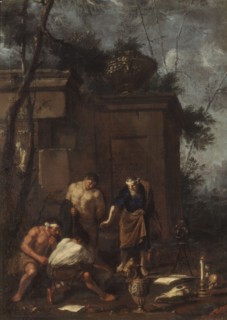 Treasure hunters, 1660s. Creator: Schoenfeld, Johann Heinrich (1609-1684).
