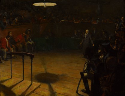 Jean Valjean before the Assize Court in Arras, 1904. Creator: Devambez, André Victor Édouard (1867-1943).