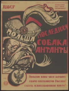 Poland - the last dog of the Entente , 1920. Creator: Anonymous.