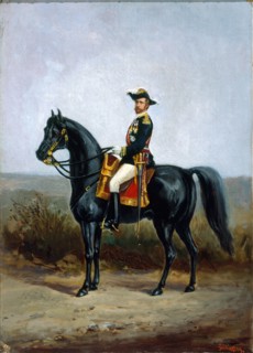 Portrait of General Georges Boulanger (1837-1891), c. 1880. Creator: Williamson, John (1826-1885).