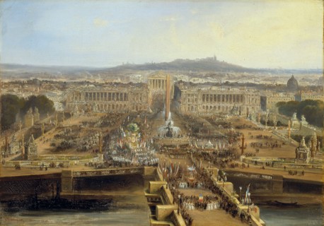 Fête de la Concorde, le 21 mai 1848 au Champ-de-Mars, 1848. Creator: Champin, Jean-Jacques (1796-1860).