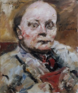 Portrait of the poet Herbert Eulenberg, 1924. Creator: Corinth, Lovis (1858-1925).