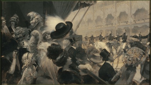 Une fête militaire de charité: le carrousel du Grand-Palais, 1910. Creator: Lelong, René (1871-1933).