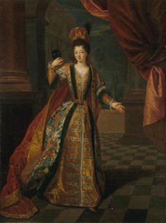 Louise Françoise de Bourbon (1673-1743), Mademoiselle de Nantes, ca 1690. Creator: Gobert, Pierre (1662-1744).