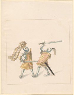 Freydal, The Book of Jousts and Tournament of Emperor Maximilian I: Combats...Plate 161, c1515. Creator: Unknown.