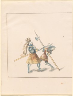 Freydal, The Book of Jousts and Tournament of Emperor Maximilian I: Combats...Plate 142, c1515. Creator: Unknown.