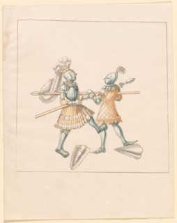 Freydal, The Book of Jousts and Tournament of Emperor Maximilian I: Combats...Plate 151, c1515. Creator: Unknown.