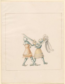 Freydal, The Book of Jousts and Tournament of Emperor Maximilian I: Combats...Plate 154, c1515. Creator: Unknown.