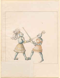 Freydal, The Book of Jousts and Tournament of Emperor Maximilian I: Combats...Plate 158, c1515. Creator: Unknown.