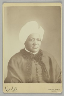 Cabinet card of Sarah Ann Blunt Crozley, November 1884. Creator: Carter.