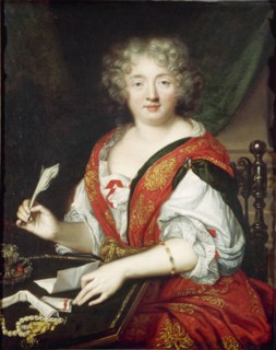 Portrait of Marie de Rabutin-Chantal, Marquise de Sévigné (1626-1696) , c. 1680. Creator: Anonymous.