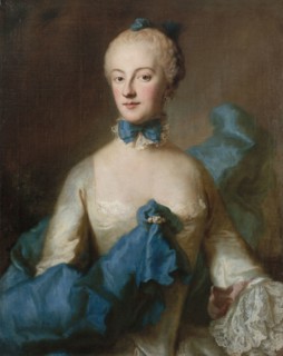 Duchess Maria Anna Josepha of Bavaria (1734-1776), Margravine of Baden-Baden, c.1750. Creator: Desmarées, George (1697-1776).