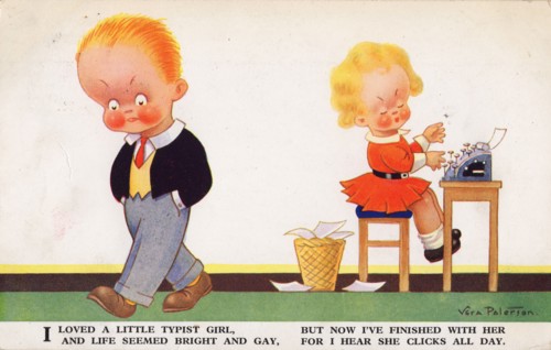 I loved a little typist girl', 1935. Creator: Vera Paterson.