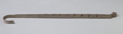 Iron cooking pot hook from the Brock Plantation, 19th century. Creator: Unknown.