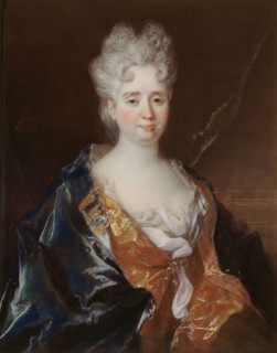 Portrait of Anne-Thérèse de Marguenat de Courcelles, marquise de Lambert, c. 1710. Creator: Largillière, Nicolas, de (1656-1746).