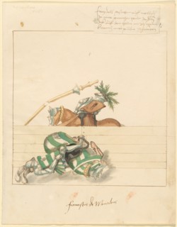 Freydal, The Book of Jousts and Tournament of Emperor Maximilian I: Combats..., Plate 106, c1515. Creator: Unknown.