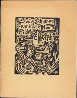 Ludwig Schames Frankfurt a Main Bilder von E L Kirchner (Ludwig Schames Frankfurt..., 1919. Creator: Ernst Kirchner.