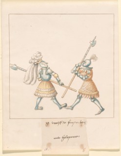 Freydal, The Book of Jousts and Tournament of Emperor Maximilian I: Combats...Plate 141, c1515. Creator: Unknown.