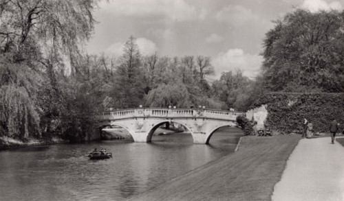 Clare Bridge, Cambridge, 1940s?  Creator: Stearn.