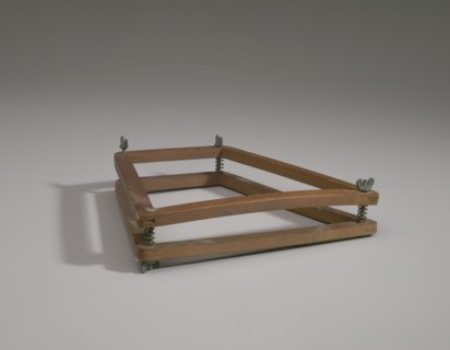 Tennis racquet frame used by Althea Gibson. Creator: Unknown.