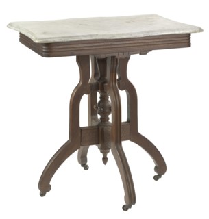 Marble-top table from the home of Robert Smalls, 1875. Creator: Unknown.