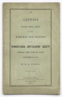 'An Address Delivered Before a Meeting of the Members and Friends of the Pennsylvania'..., 1850. Creator: Unknown.