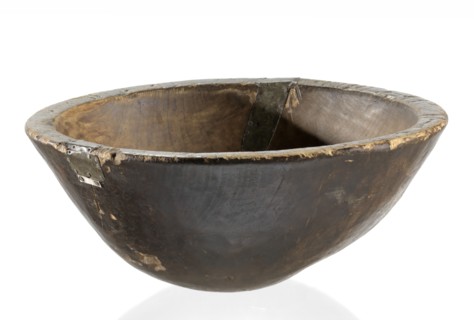 Burl bowl, 1750-1850. Creator: Unknown.