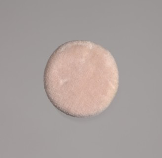 Cosmetic powder puff from Mae's Millinery Shop, 1941-1994. Creator: Prince Matchabelli Inc.