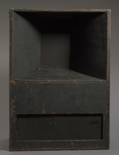 Speaker used as part of a DJ setup, 1970s. Creator: Altec Lansing.