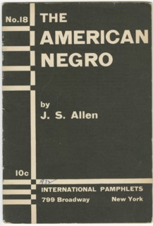 'The American Negro', 1932. Creator: Unknown.