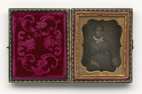 Daguerreotype of Rhoda Phillips, ca. 1850. Creator: Unknown.
