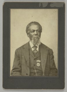 Cabinet card portrait of Thomas Mundy Peterson, 1884. Creator: William R. Tobias.