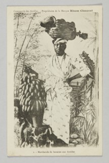 I. - Marchande de bananes aux Antilles, ca. 1910. Creator: Unknown.
