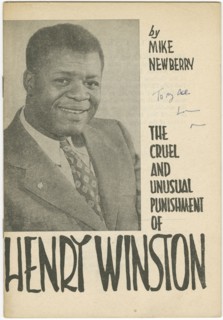 'The Cruel and Unusual Punishment of Henry Winston', 1958-1961. Creator: Unknown.