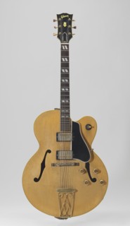 Electric guitar belonging to Chuck Berry, nicknamed "Maybellene", 1959. Creator: Unknown.