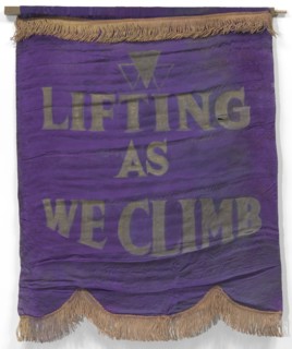 Banner with motto of the National Association of Colored Women's Clubs, ca. 1924. Creator: Unknown.