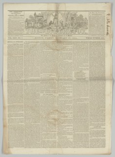 The Liberator, Vol. XXIV, No. 7, February 17, 1854. Creator: Unknown.