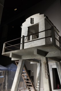 Guard tower from Camp H at Angola Prison, 1900-1950. Creator: Unknown.