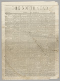 The North Star, Vol. I No. 37, September 8, 1848. Creator: Unknown.