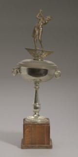 Trophy awarded to golfer Ethel Funches, 1968. Creator: Unknown.