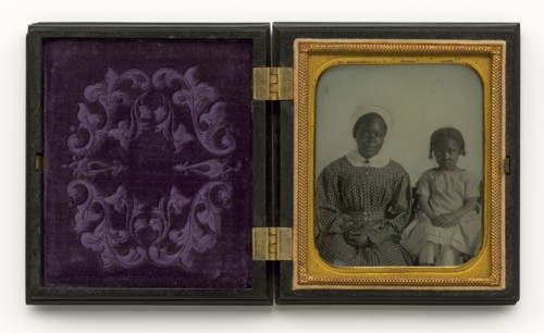 Ambrotype of an unidentified woman and child, ca. 1860. Creator: Unknown.