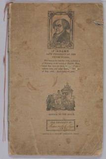 School copy book used by Hannah Amelia Lyons, 1830-1836. Creator: Unknown.