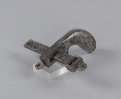 Metal leatherworking gauge, ca. 1850-1900. Creator: Unknown.