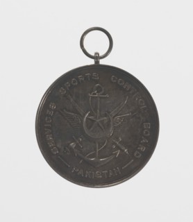Medal given to Althea Gibson by the Armed Forces of Pakistan, 1956. Creator: Unknown.