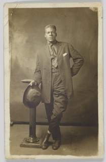 Photographic postcard of Mr. Robinson, 1918-1930. Creator: Unknown.