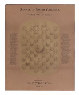 Photographic print of the Senate of North Carolina, Session of 1889, 1889. Creator: Cyrus Paisley Wharton.