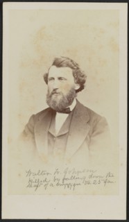 Carte-de-visite portrait of Walter W. Johnson, 1868. Creator: Henry Ulke.