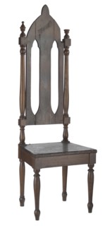 Chair from the Prince Hall Grand Lodge of Massachusetts, late 18th century. Creator: Unknown.