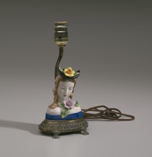 Lamp base from Mae's Millinery Shop, 1941-1994. Creator: Unknown.